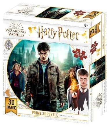 Harry Potter 3D puzzle - Harry, Hermiona, Ron 500 dílků - neuveden