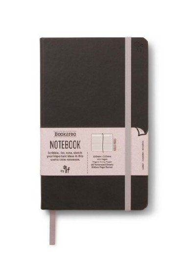 Bookaroo Zápisník A5 - černý - neuveden