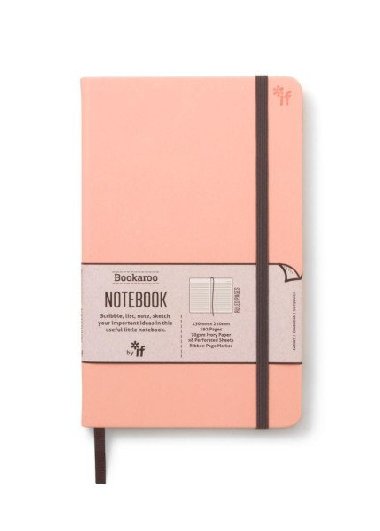 Bookaroo Zápisník A5 - růžový světle - neuveden