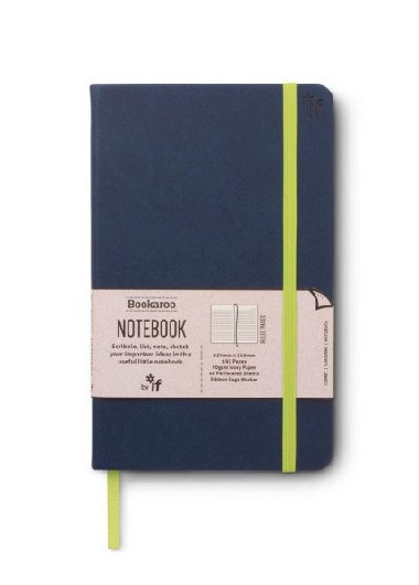 Bookaroo Zápisník A5 - modrý tmavě - neuveden