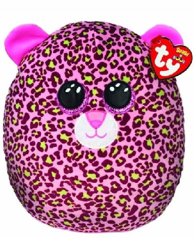 Ty Squish-a-Boos LAINEY - růžový leopard 22 cm - neuveden