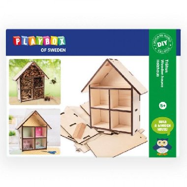 Playbox Dřevěný domek pro hmyz - neuveden