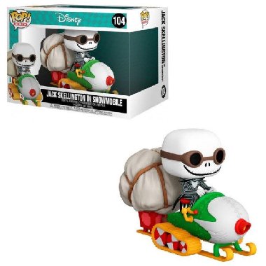 Funko POP Ride: Nightmare Before Christmas - Jack w/Goggles & Snowmobile - neuveden