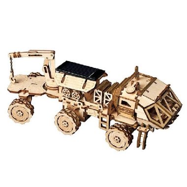 NiXiM Dřevěné 3D puzzle - Mars rover 3 - neuveden
