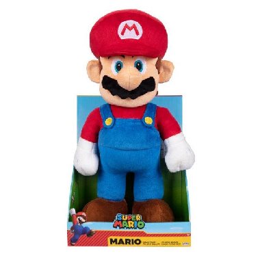 Plyšák Super Mario - Mario, velikost Jumbo 30 cm - neuveden