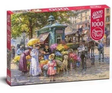 Cherry Pazzi Puzzle - Květinový trh 1000 dílků - neuveden