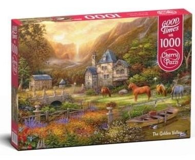 Cherry Pazzi Puzzle - The Golden Valley 1000 dílků - neuveden