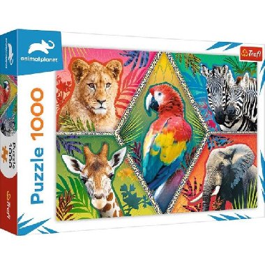 Puzzle Animal Planet: Exotická zvířata/1000 dílků - neuveden