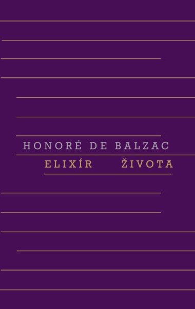 Elixír života - de Balzac Honoré