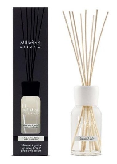 Millefiori Milano White Mint & Tonka / difuzér 250ml - neuveden