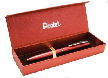 Pero gelové Pentel EnerGel BL2007 Luxusní - červené 0,7mm v dárkové krabičce - neuveden