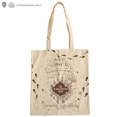 Harry Potter Bavlněná nákupní taška - Pobertův plánek - neuveden