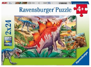 Ravensburger Puzzle - Svět dinosaurů 2x24 dílků - neuveden