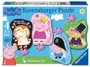 Ravensburger Puzzle - Moje první puzzle - Prasátko Peppa/4,6,8,10 dílků - neuveden