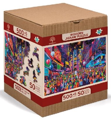 Puzzle Nový Rok 505 dílků, dřevěné - neuveden