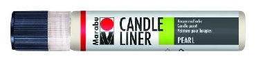Marabu Candle Liner na svíčky - bílý 25 ml - neuveden