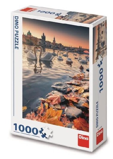 Puzzle Labutě na Vltavě 1000 dílků - neuveden