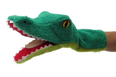 Maňásek klapací - Krokodýl 38 cm - neuveden