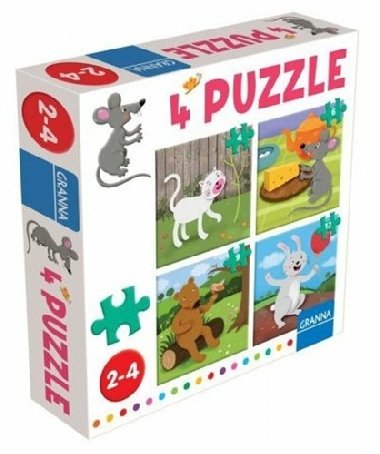 4 puzzle myška