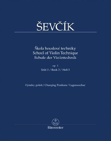 Škola houslové techniky - Otakar Ševčík