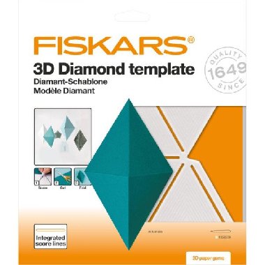Fiskars 3D šablona - diamant - neuveden