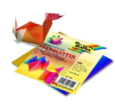 Sada papírů na Origami 10 x 10 cm - duhové 100 listů - neuveden