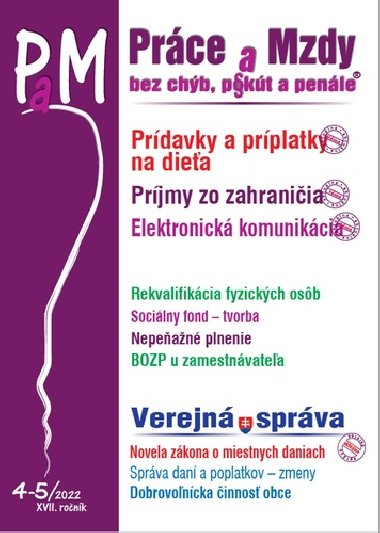 PAM 4-5/2022 - Ján Mintál; Iveta Matlovičová; Marta Boráková