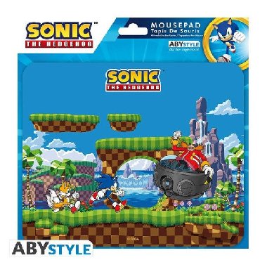 Sonic Herní podložka - Sonic, Tails & Doctor Robotnik - neuveden