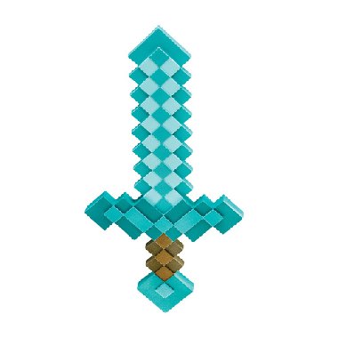Minecraft replika zbraně 51 cm - Diamantový meč - neuveden