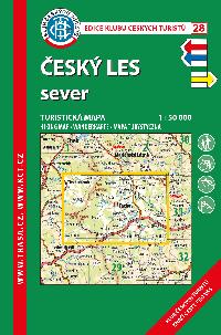 Český les - sever - mapa KČT 1:50 000 číslo 28 - 7. vydání 2021 - Klub Českých Turistů