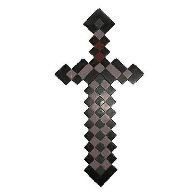 Minecraft replika zbraně 51 cm - Netheritový meč - neuveden