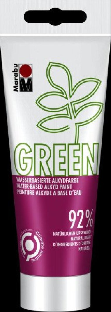 Marabu Green Alkydová barva - malinová 100 ml - neuveden
