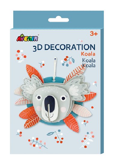 3D dekorace na zeď Koala - Avenir