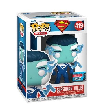 Funko POP Heroes: DC - Superman (Blue) - New York Comic Con Shared Exclusives - neuveden