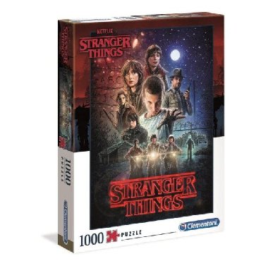 Clementoni Puzzle - Stranger Things (Season 1) 1000 dílků - neuveden