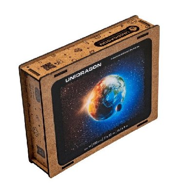 Unidragon dřevěné puzzle - Planeta Země velikost M - neuveden