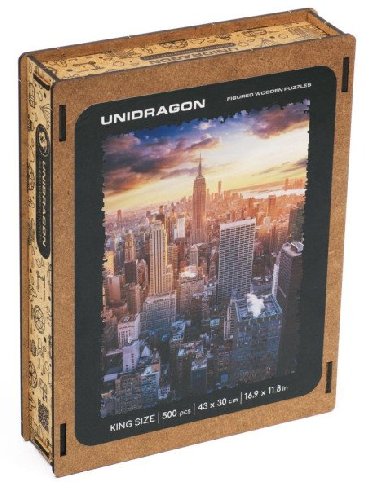Unidragon dřevěné puzzle - Ranní New York velikost L - neuveden