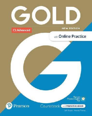 Gold C1 Advanced Course Book with Interactive eBook, Online Practice, Digital Resources and App, 6e - Burgess Sally, Thomas Amanda