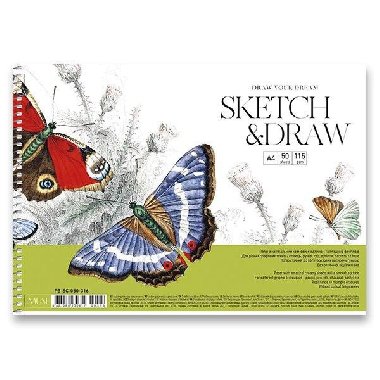 Shkolyaryk Náčrtník A4 - Sketch&Draw 50 listů - neuveden