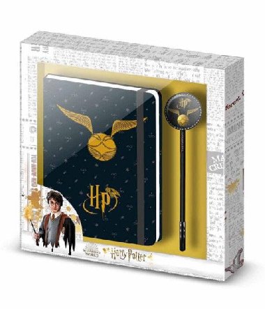 Harry Potter sada zápisník a pero - Zlatonka - neuveden