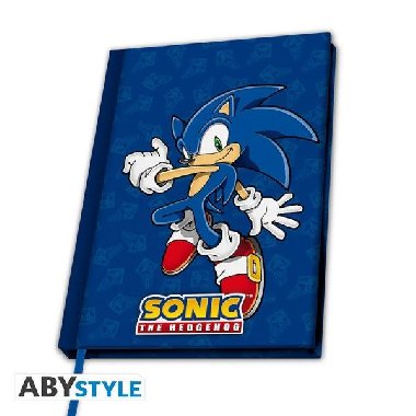 Sonic Zápisník A5 - Ježek Sonic - neuveden