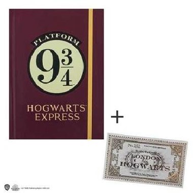 Harry Potter Zápisník A5 + záložka - Bradavický expres - neuveden