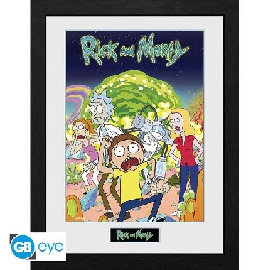 Rick a Morty Zarámovaný plakát - Compilation - neuveden