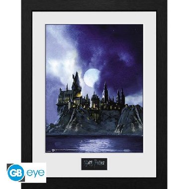 Harry Potter Zarámovaný plakát - Bradavický hrad - neuveden