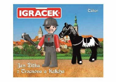 Igráček - Jan Žižka z Trocnova a Kalicha - figurka, kůň a zbroj - neuveden