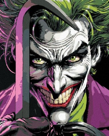Malování podle čísel 40 x 50 cm Batman - Joker s páčidlem - neuveden