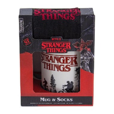 Stranger Things dárkový set (hrnek a ponožky) - neuveden