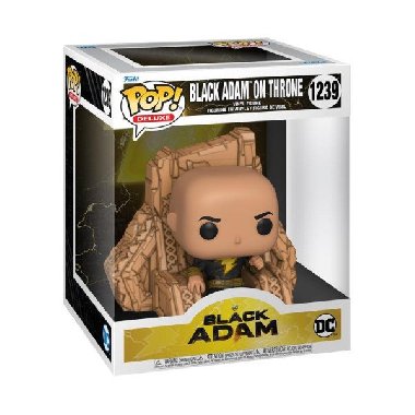 Funko POP Deluxe DC Comics: Black Adam - Black Adam on throne - neuveden