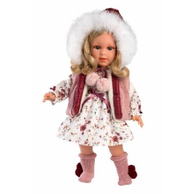 Llorens Lucia - realistická panenka s měkkým látkovým tělem 40 cm - neuveden
