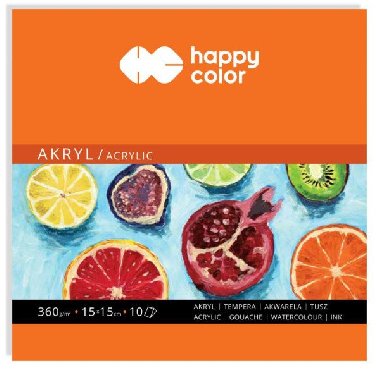 Happy Color Blok pro akrylové barvy 15 x 15 cm - neuveden